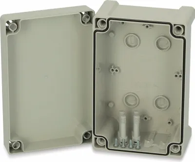 Image de FIBOX Boîtier, Tempo TA 191209, 187x122x90, boîtier en ABS avec charnière de couvercle, couvercle gris