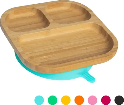 Produktbild von Tiny Dining Saug Bowl Kinder Bamboo - Gastronomie Frühstück Schüssel mit Aufenthalt Put Saug - Umweltfreundlich - Weiß
