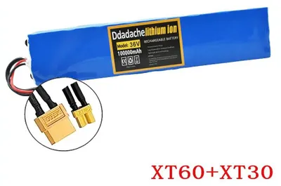 Obrázok produktu pre Batéria pre elektrické skútre, 36V, 100Ah - 10S3P lítiová batéria - články 18650 - náhradná batéria pre skútre M365 - konektory XT60-XT30