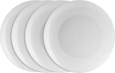 Produktbild von Speiseteller - Ø 27 cm - Weiß - Porzellan - 4er Set