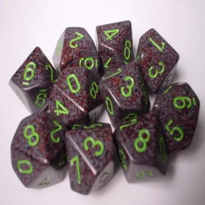 Produktbild von Chessex Speckled Polyhedral Ten d10 Set - Earth