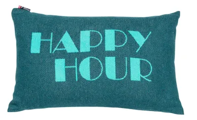 Produktbild von David Fussenegger Kissenhülle Nova 'Happy Hour' 40 x 60 cm Tannengrün