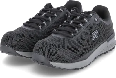 Produktbild von Skechers Arbeitsschutzschuhe BRAGOO Herren Textil & Synthetik Schwarz Größe: 43