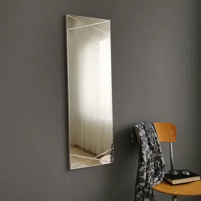 Image de Skye Decor, A321Y- A321YNOS, argent, miroir mural, 105x35 cm, 100% MDF