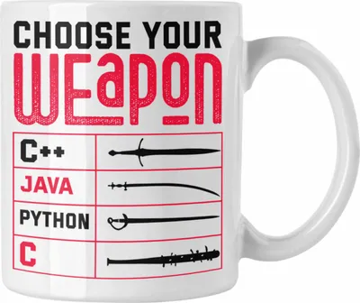 Produktbild von Trendation - Prorgammierer Tasse Geschenk Programmiersprachen Nerd Geschenkdiee Informatiker Spruch (Weiß)