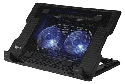 Produktbild von iggual RP2V17A, Laptop-Ständer, Schwarz, 43,2 cm (17"), 43,2 cm (17"), 2 Stück(e), 10 cm