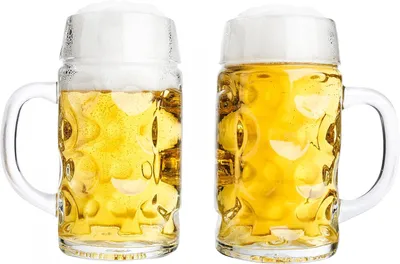 Produktbild von 2er Set Bierkrüge 1 Liter | großer Henkelkrug | spülmaschinenfestes Bierglas für die Gastronomie