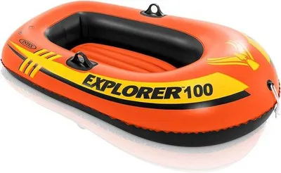 Produktbild von Famanu aufblasbares Boot für 1 Person - Orange