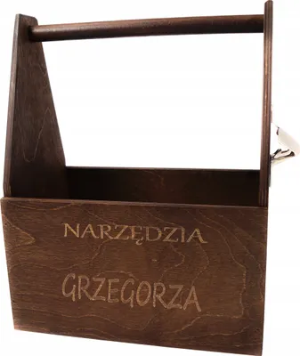 Produktbild von Holztragebox für Flaschen mit Gravur