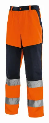 Immagine prodotto di Pantaloni ad alta visibilità ROCHESTER arancio fluorescente/navy taglia 46