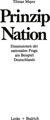 Produktbild von Prinzip Nation