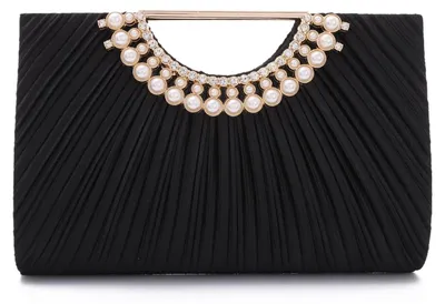Produktbild von Solidchoice – Elegante Abendclutch aus strukturiertem Material, ideal für Hochzeiten und Festlichkeiten
