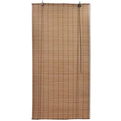 Image de vidaXL Stores en bambou 2 pcs. 120x220 cm brun