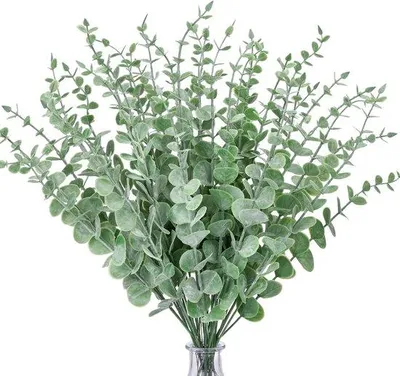Produktbild von Kunstmatige Eucalyptusstengel, 35 cm, nepgroen, für Blumenarrangements