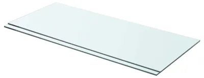 Produktbild von vidaXL Regalböden 2 Stk. Glas Transparent 70x30 cm