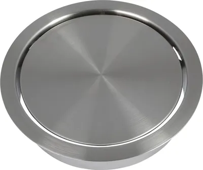 Produktbild von LAMP® Einwurfklappe gedämpft rund 170 mm Edelstahl