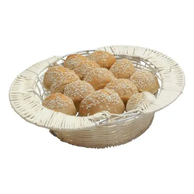 Produktbild von Brotkorb Brötchenkorb Frühstückskorb Obstkorb Servierschale Brotschale Rattan