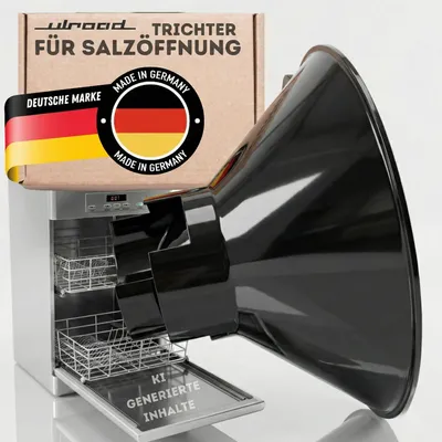 Produktbild von ULROAD Trichter Spülmaschinensalz passend für BEKO 1732380100 1881580300 Grundig GIN Blomberg Spülmaschine Geschirrspüler Salz Salzeinfülltrichter