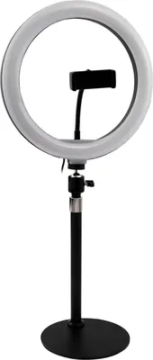 Produktbild von LogiLink Smartphone-Ringlicht-Stativ mit Fernauslöser