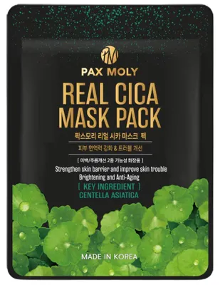 Produktbild von PAX MOLY Tuchmaske mit Centella Asiatica-Extrakt, 25 ml