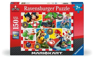 Zdjęcie produktu dla Puzzle 150 elementów XXL Ravensburger Mario Kart – Wyścig