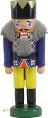Produktbild von Nussknacker König blau BxHxT 5x14x4cm NEU