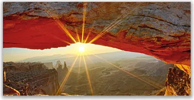 Produktbild von Tulup Leinwand-Bilder 140x70 Wandbild Canvas Kunstdruck Grand Canyon Landschaft