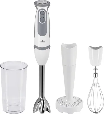 Produktbild von Braun MultiQuick 5 MQ 5207 WH, Pürierstab, 1,2 m, 1000 W, Grau, Weiß
