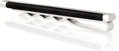 Produktbild von Karisma Hochwertige Herren Edelstahl 316L mit Schwarzer Bechichtung Krawattennadel / Krawattenklammer / Tie Clip STC168-002-W