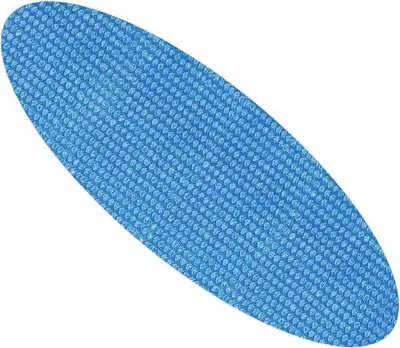 Productafbeelding van Zwembadafdekking - Zonnefolie - Warmtebehoud Zwembad - Weerbestendig Materiaal - Diameter 240 cm - Blauw