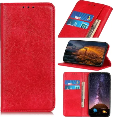 Produktbild von Mobigear Classic Elegance iPhone 8 Hülle Klapphülle Geldbörse - Rot