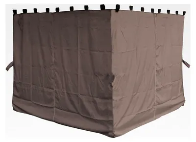 Produktbild von 4 Seitenwände für Pavillon Nizza 3x3m in Taupe/Beigegrau RAL 7006