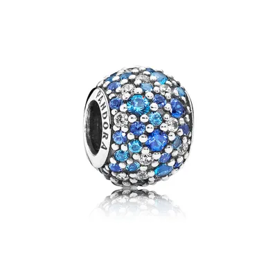 Produktbild von PANDORA Charm - Himmelsmosaik Pavé Kugel, 791261NSBMX