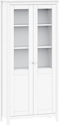 Image de Vitrine 2 portes TORINO blanc
