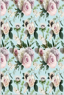 Produktbild von MuchoWow® Poster Blumen - Rosen - Pastell 40x60 cm - Plakate für die Wand - Poster Babyzimmer