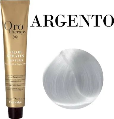 Produktbild von Fanola Haarfarbe Orotherapy Color Keratin Permanent Colouring Cream Silver