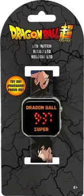 Zdjęcie produktu dla Zegarek LED dziecięcy KIDS LICENSING Dragon Ball Super - Oficjalny produkt