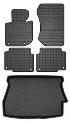 Obrázek produktu pro Gumové autokoberce SolidPRO + vana kufru pro: BMW řada 3 E36 1991-2000 hatchback 5 ks – Wielganizator