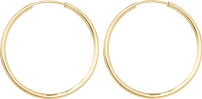 Image de or 9 carats (375) Damen - Paire d'anneaux - 25mm ; WJS3858