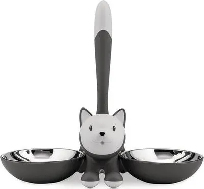 Obrázok produktu pre Miska pre mačky Alessi Tigrito sivá (AMMI09 G)