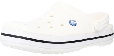 Produktbild von Crocs Crocband Clog Weiß / Schwarz - Pantoletten - 11016-100