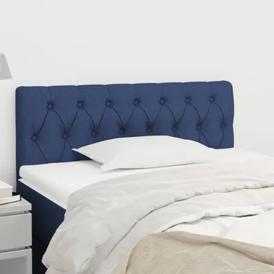 Produktbild von The Living Store Kopfteil Blau 100x7x78/88 cm Stoff