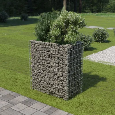 Obrázek produktu pro Maison Exclusive - Gabionový vyvýšený záhon pozinkovaná ocel 90 x 50 x 100 cm