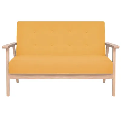 Zdjęcie produktu dla VidaXL 244658, Żółty, Poliester, 1135 mm, 670 mm, 735 mm, 101 cm