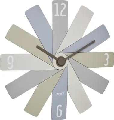 Produktbild von TFA-Dostmann CLOCK IN THE BOX TFA 60.3020 analoge Design Wanduhr zum Zusammenstecken leises Uhrwerk