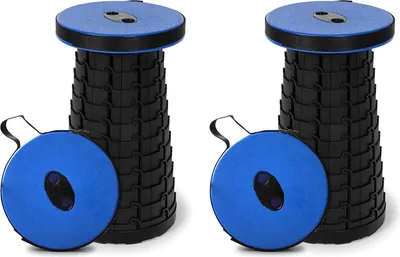 Produktbild von Verstellbare tragbare Campinghocker - Leichter Klappstuhl für Outdoor-Aktivitäten und Reisen