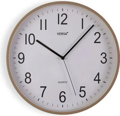 Produktbild von Wanduhr Versa Grau Kunststoff 40 x 40 x 5,5 cm