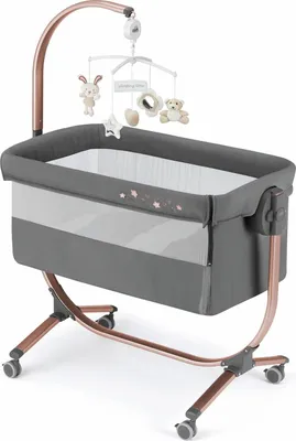Produktbild von Baby Beistellbett Cullami | Mehr Farben verfügbar | inkl. Wippfunktion | 8-fach höhenverstellbar
