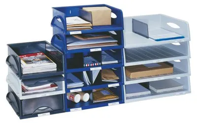 Produktbild von Leitz Briefablage Sorty 52310035 DIN A4/C4 PS blau