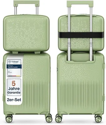 Produktbild von Koffer, 55 cm - Hartschalenkoffer - TSA-Schloss - Leichter Trolleykoffer mit 4 Rollen, Vemera - Vemera
